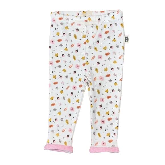 NWT Rabbit + Bear Pink/Ivory Thankful & Grateful Print Bodysuit & Pants - 6-9M - Picture 3 of 9